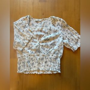 Abercrombie white blouse